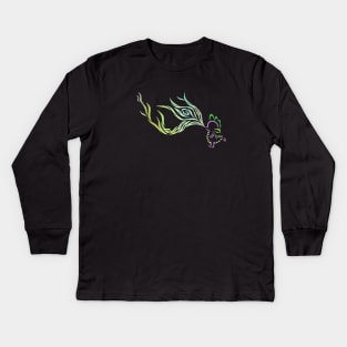 Tribal Dragon - Spike Kids Long Sleeve T-Shirt